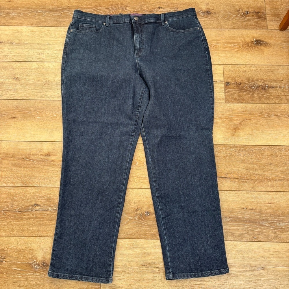 Gloria Vanderbilt Amanda Jeans Plus Size 18 Tapered Leg Classic Rise Stretch
